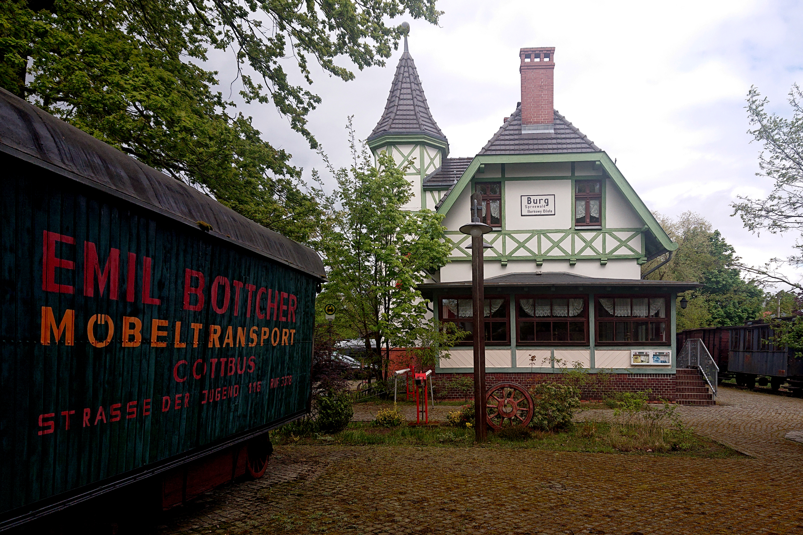 Burg im Spreewald - stillgelegter Spreewaldbahnhof